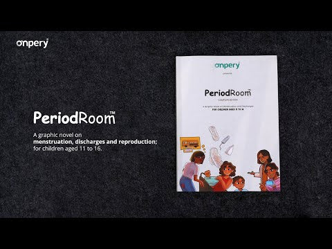 PeriodRoom™ by ONPERY® | HARD COPY | Graphical on Menstruation, Discharges & Reproduction